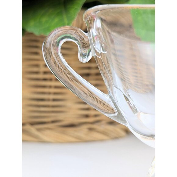 Vintage Fostoria Gold-Rimmed Sugar Bowl and Creamer 60s MCM Service Coffee Tea - Picture 8 of 10